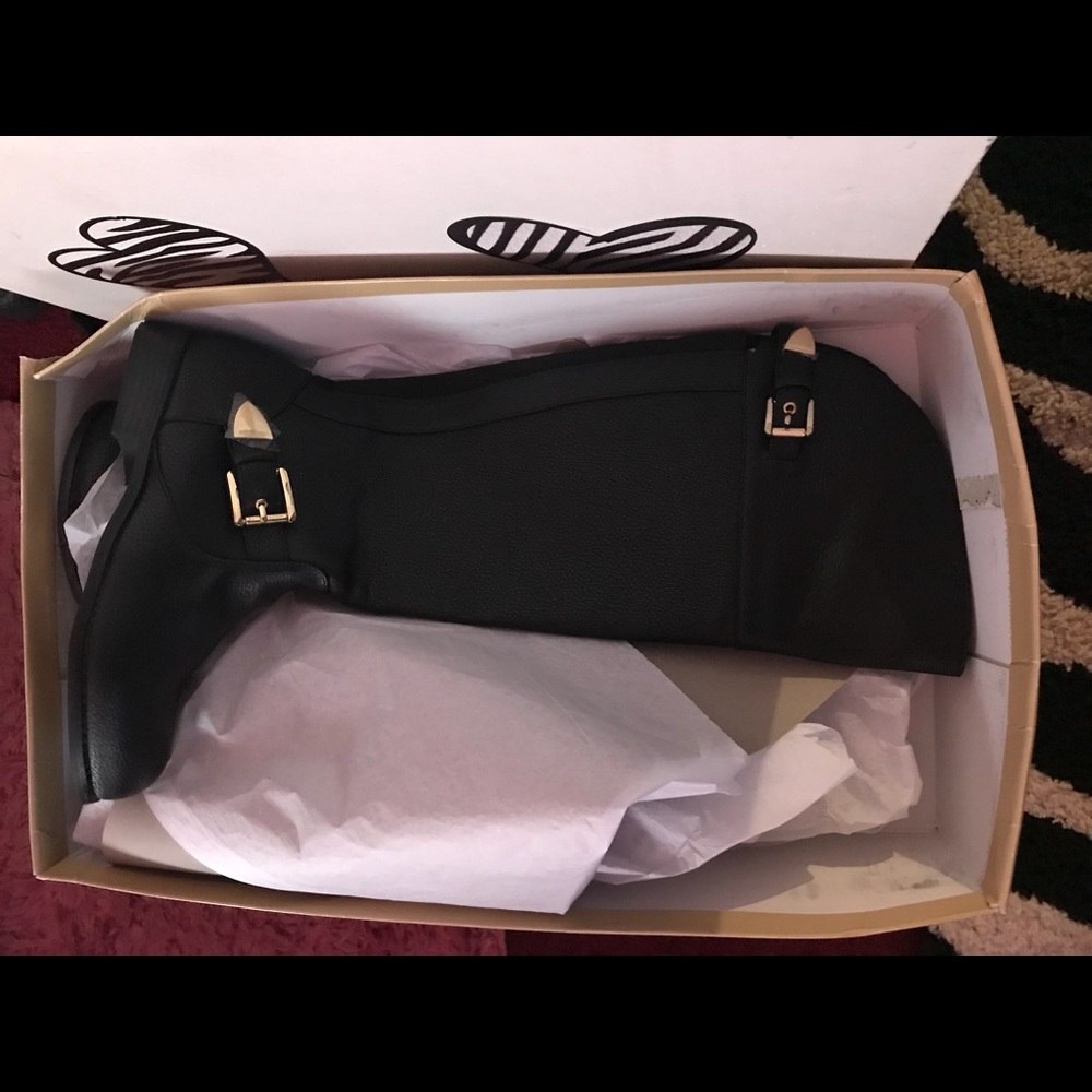 Michael Kors Black Knee Boots